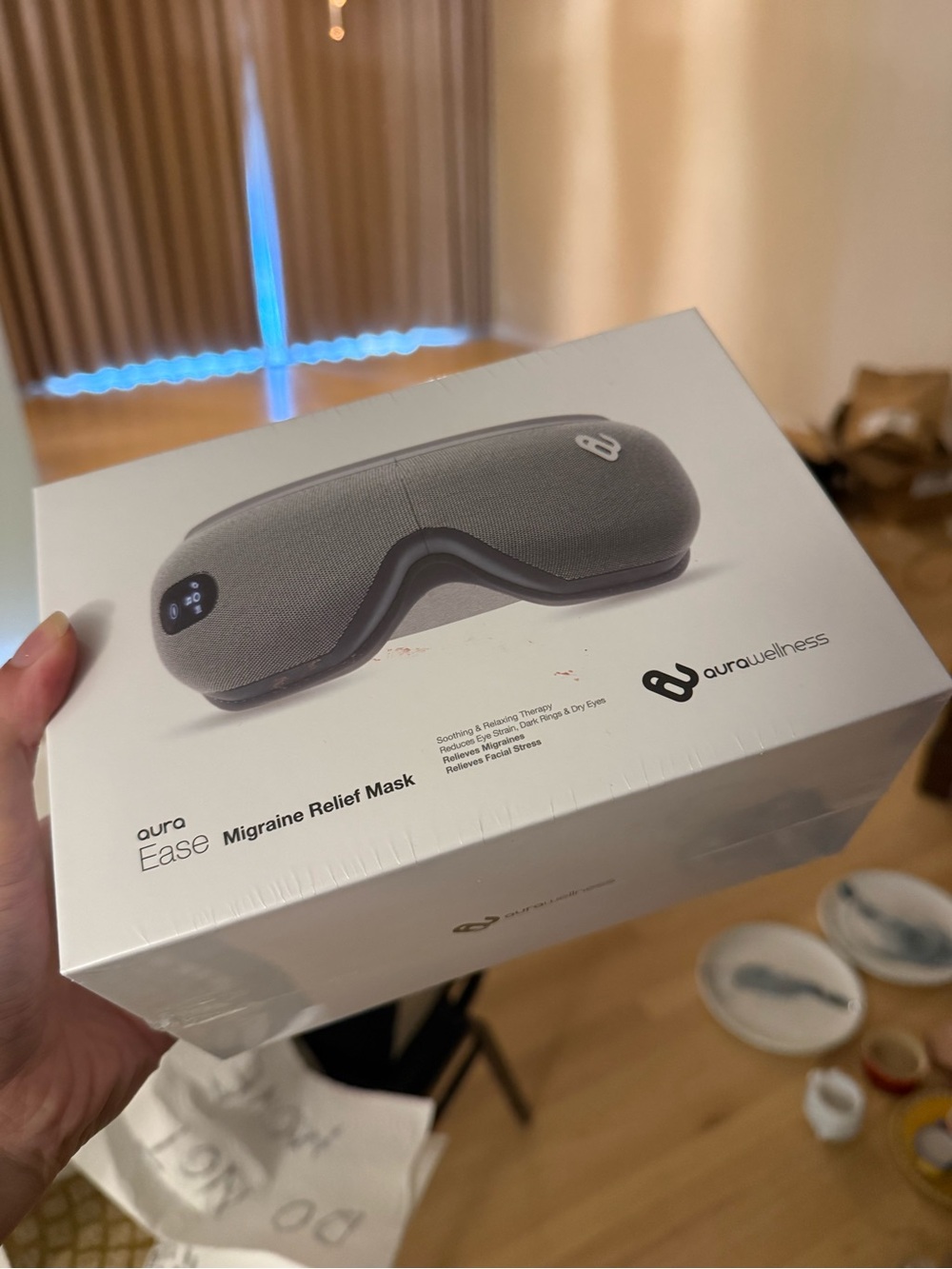 Aura Ease Migraine Relief Mask - Gray